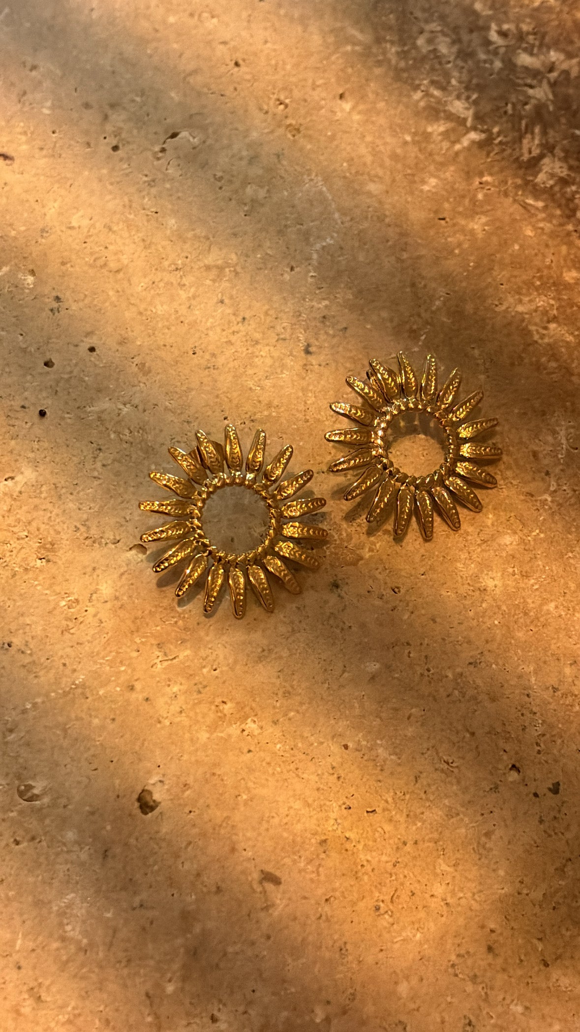 Marrakech - Boucle d'oreille en acier inoxydable