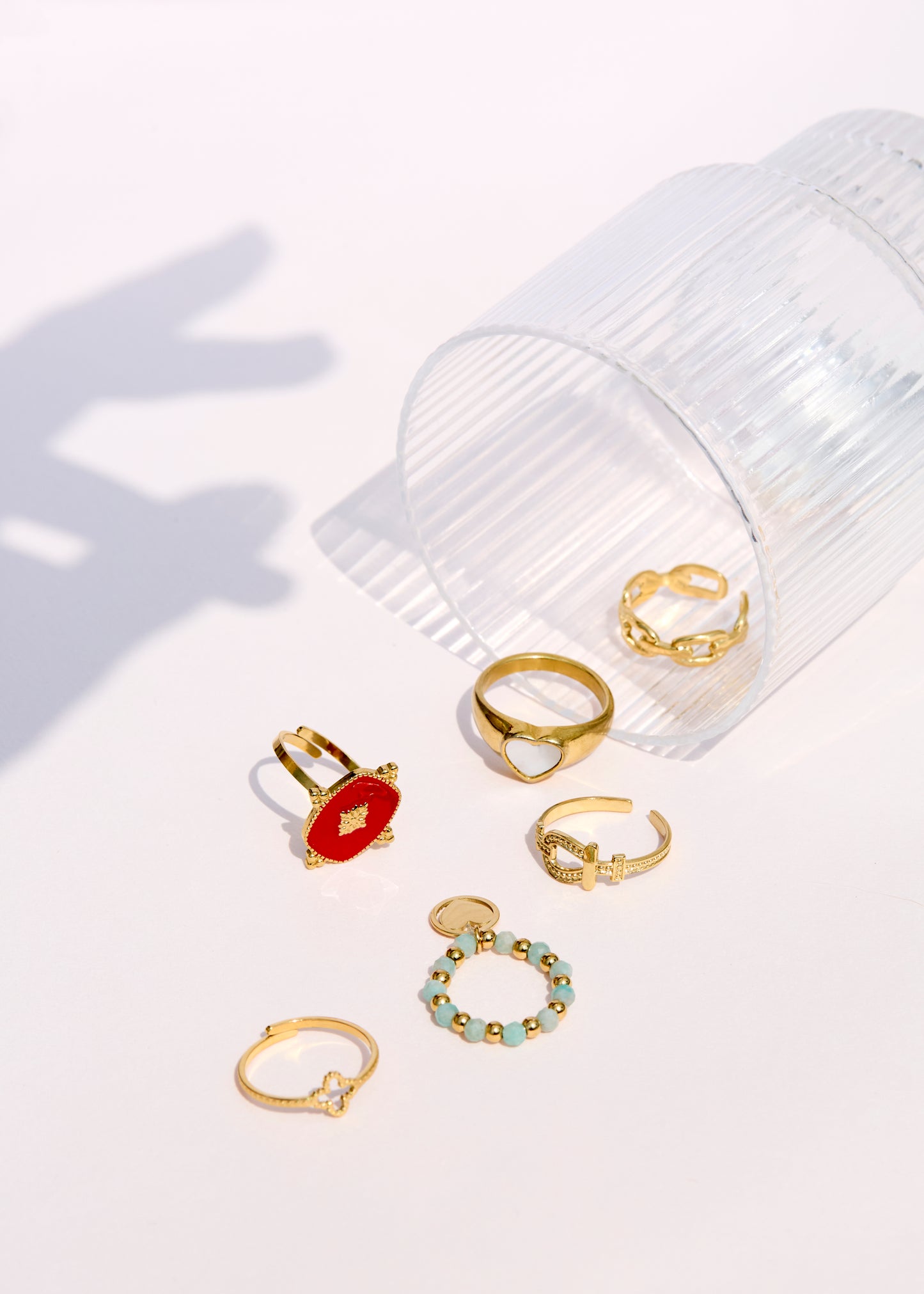 Bague élastique amour