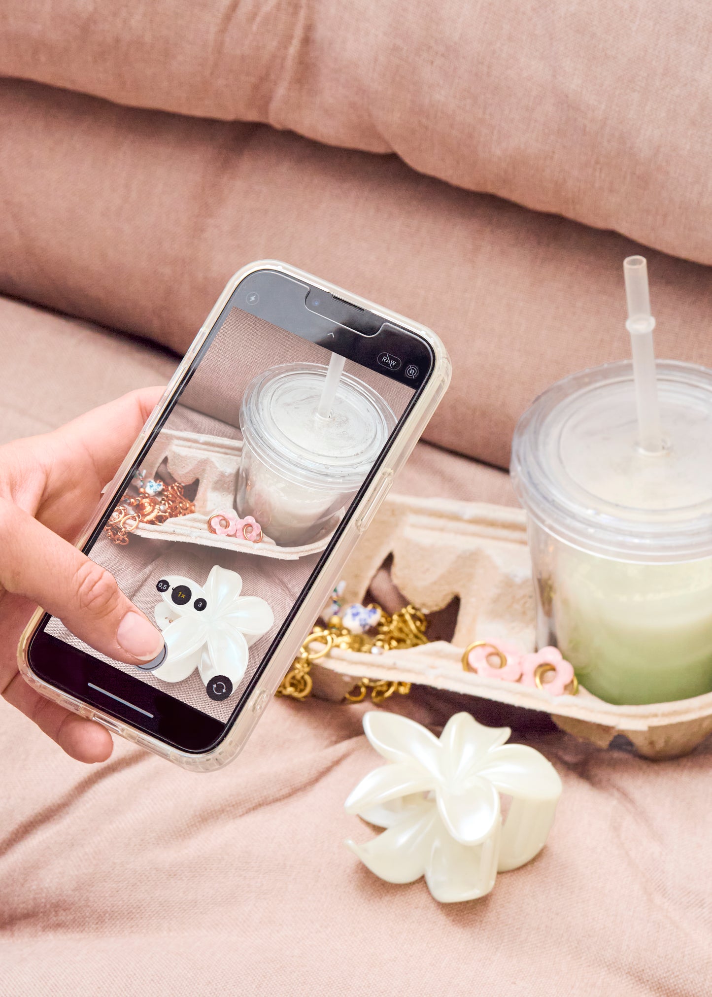 Pince à cheveux Frangipanier