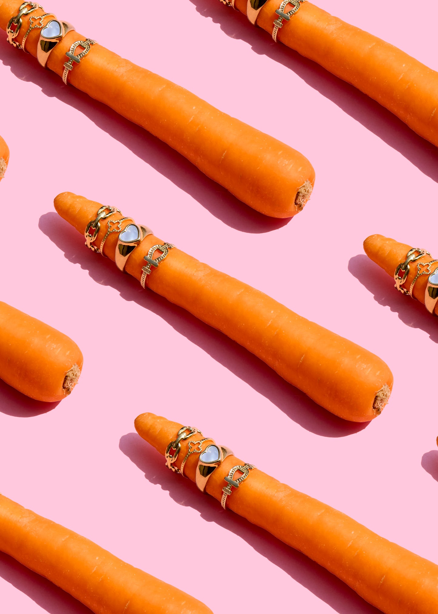 Trèfle - Bague femme réglable dorée